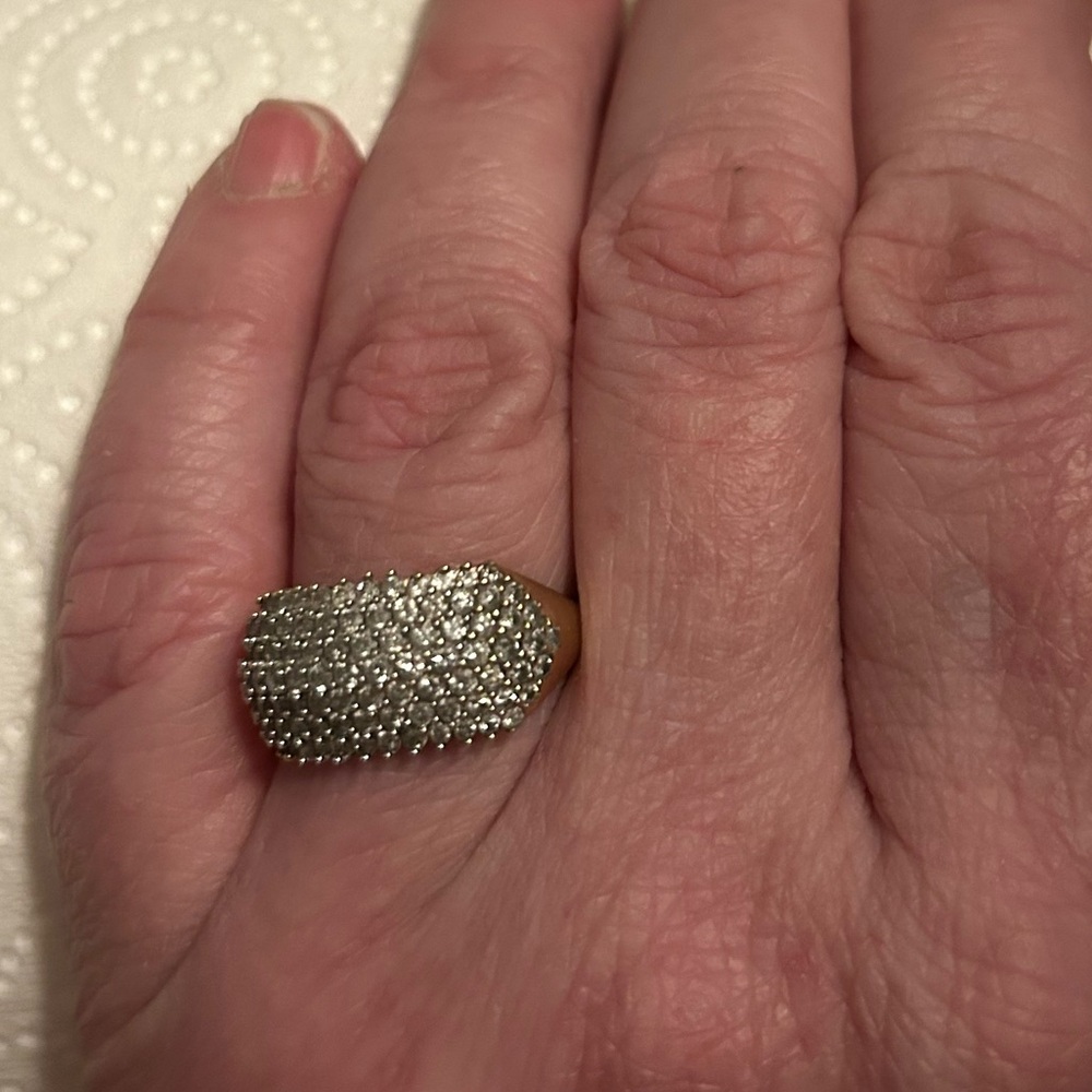 3g 10K 1 & 1/2 carat  Diamond SOLID Yellow Gold NATURAL Diamond  Ring 1.… - Picture 14 of 15